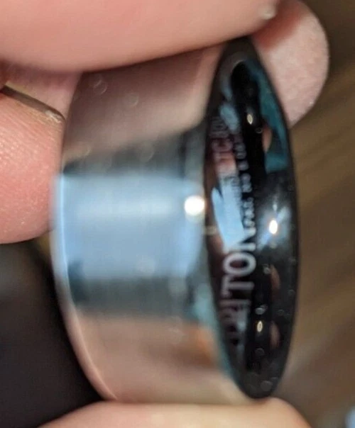 Anillo de banda Triton de carburo de tungsteno TC 850 para hombre talla 8 ajuste cómodo 8 mm de ancho Foto 3 de 4