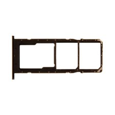 SIM Micro SD Card Tray Dual for Samsung Galaxy A02s Black Holder Slot Insert