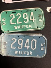 41 Vintage Bicycle License Plates