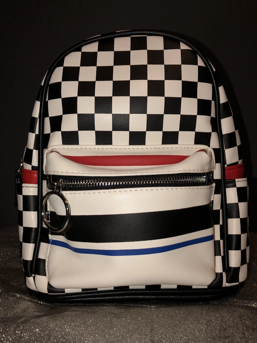 Bags, Checkered Mini Backpack