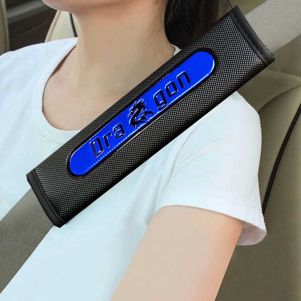 Auto Car Safety Seat Belt Shoulder Pad Covers Cushion Harness Car Accessories - Image 2 of 4