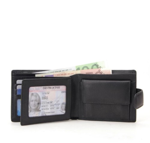 Mens Genuine Leather Wallet | RFID Protected Push Button Foldable wallet - Picture 12 of 12
