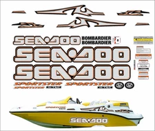  SEADOO SPORTSTER 2003 GRAPHICS / DECAL / Sticker KIT 