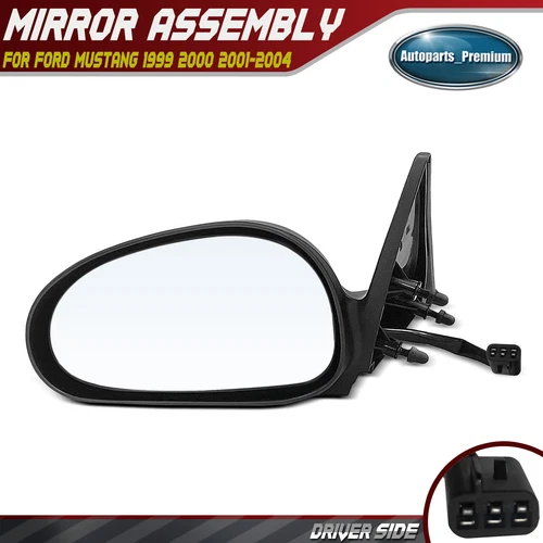 Driver Left Mirror w/ Power Glass Adjust for Ford Mustang 1999-2004 XR3Z17682BA