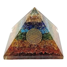 Orgone Pyramid Crystal Healing Stone , Energy Generator Healing Crystals