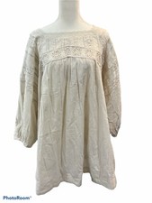 New With Tag Free People mineral Beige Pullover Dress Size Medium