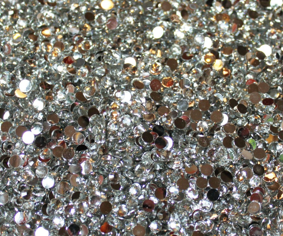 1000 Crystal Flat Back Resin Rhinestones Gems 60 colors, 2mm, 3mm, 4mm ...