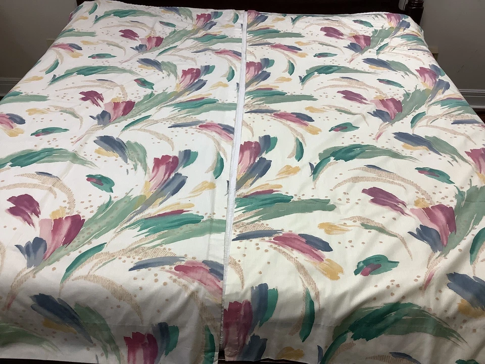 Croscill Riviera 2 Paneles de Cortina 40x84 y 1 Cenefa Pastel Pinceladas Foto 3 de 4