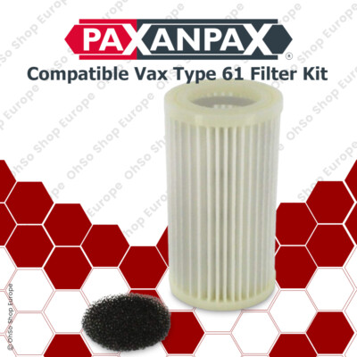 Filter Type 61 For Vax Energise Tempo 