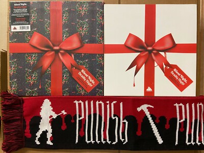Silent Night Deadly Night OST Vinyl Record w/ Advent Calendar & 'Punish' Scarf