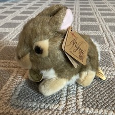 Aurora Miyoni Tots - 7" Baby Bunny Plush Stuffed Animal Brown Tan