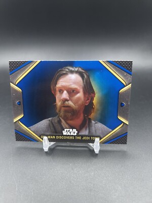 Topps Blue Star Wars Obi-Wan #62 Obi-Wan Discovers Tomb 2023