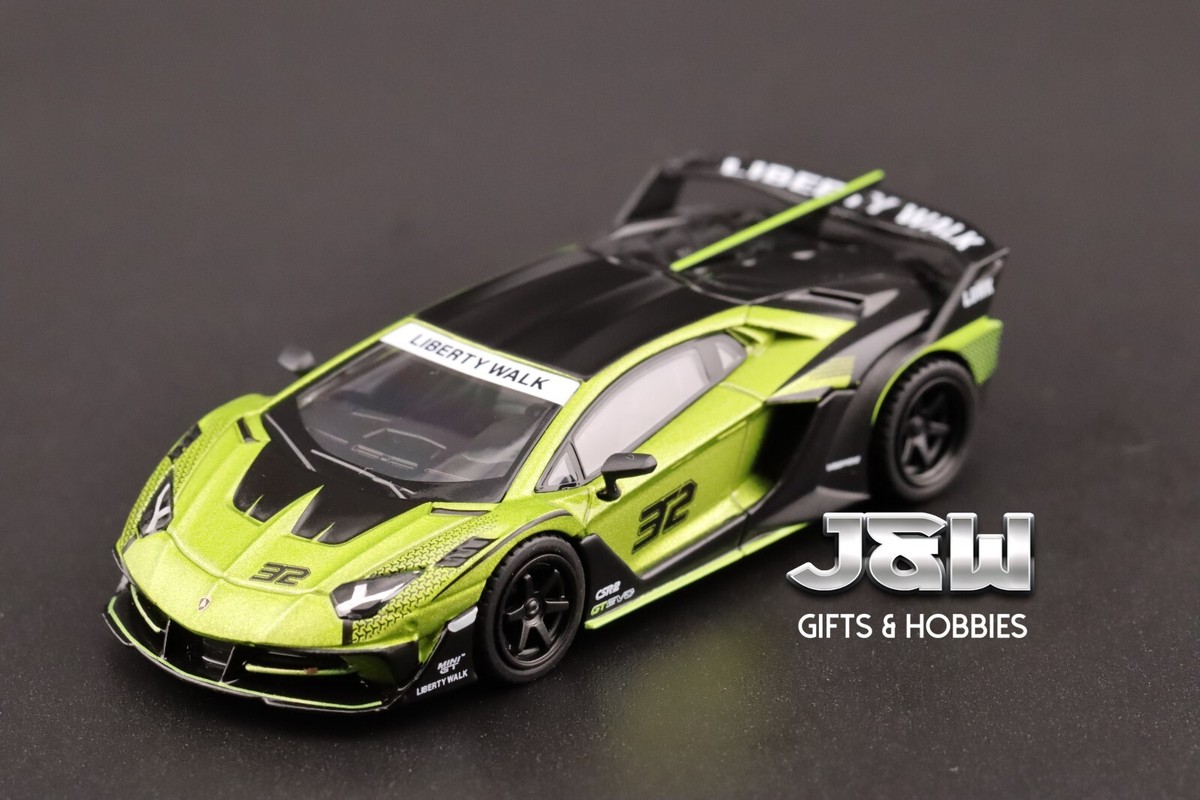 Mini GT Lamborghini LB-Silhouette WORKS Aventador GT EVO Lime 