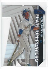 Ken Griffey Jr. 2021 Topps Platinum Players Die Cut Card PDC-14 Seattle Mariners