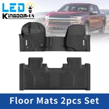 3D All Weather Floor Mats for 2015-2025 Ford F-150 SuperCab Waterproof TPE Liner