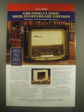 1997 Grundig Classic 50th Anniversary Edition Radio Ad - Act Now 