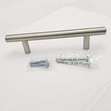 Lot 6" Kitchen Cabinet SOLID Satin Stainless Steel Finish Door Drawer Bar Pull