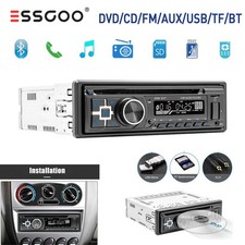 ESSGOO 1 DIN Autoradio DVD/CD-Player Bluetooth Multimedia USB AUX IN MP3 Radio