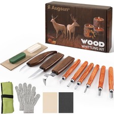 Wood Carving Kit 17 Piece Hand Carving Knife Tools Set Whittling Wood Carving