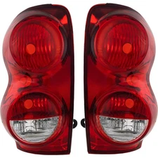 Tail Light Set For 04-09 Dodge Durango Halogen Left & Right 5133168AI 5133169AI