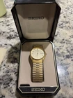 Seiko Men’s Goldtone Stainless Steel Watch Vintage 1984 S114V