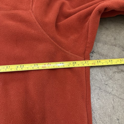 LL Bean Polartec Zip Up Fleece Jacket Men’s XXL Orange Outdoors - Picture 12 of 13