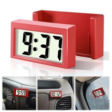 Small Digital Clock Mini Car Dashboard Clock Stick On Air Vent Clock