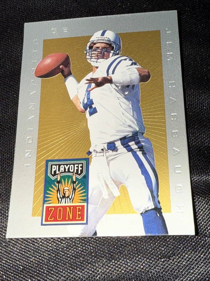 Vtg NFL 1996 Playoff Trophy Contenders Playoff Zone #PZ-6 JIM HARBAUGH - Image 2 of 4