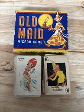 Vintage Whitman Old Maid Cards 1938 Missing One Card
