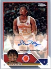 2023 Topps Chrome McDonald's All American #CA-DW DJ Wagner Chrome Autographs