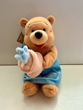 Disney Store vintage Aquarius Winnie the Pooh / Zodiac/Mini Bean Bag Plush 8" 