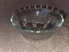 Pyrex Custard Cup Ramekin 6 oz #463 Glass Scalloped Edges Thin VINTAGE Glass