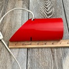 Vintage Mid Century Modern MCM Metal Spot Lamp OOAK One Of A Kind Red Orange — photo 3