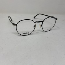 HUGO BOSS EYEWEAR 1605 2M2 50-21-145 Black Round Eyeglasses 271Z