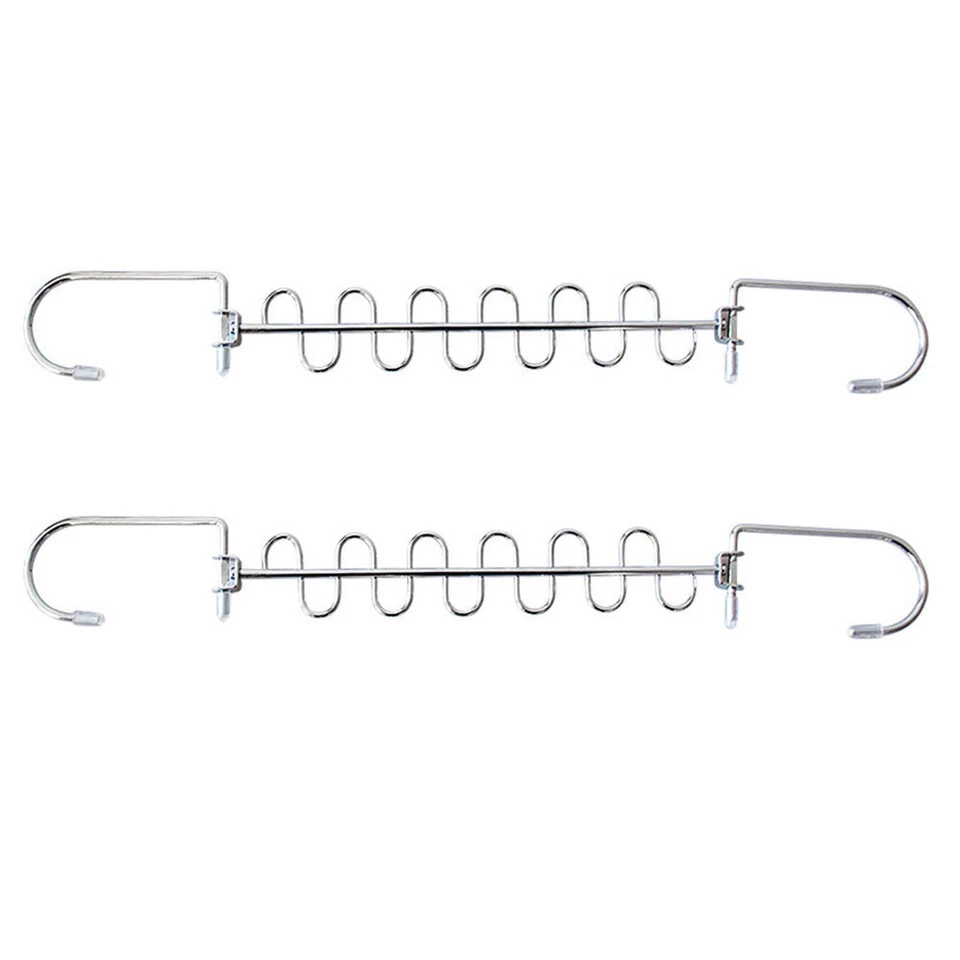  2 Stück Multifunktionale Kleiderbügel Platzsparend für Halter Trockenständer