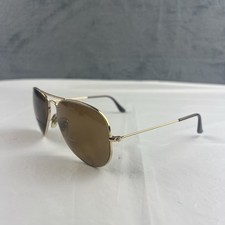 Ray-Ban Rb3025 Aviator Large Metal 181 Sunglasses Gold 58-14-135 FRAMES Italy