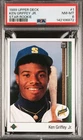 1989 Upper Deck - Star Rookie Ken Griffey Jr #1 (RC) PSA 8