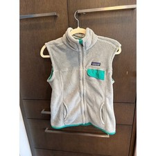 Patagonia Re-Tool Fleece Vest Women's Size Small Sleeveless Full Zip Gray small