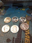 ONE OUNCE SILVER - Lot of  6 - pre 1965~ 90% Silver Quarters - RANDOM DATES #3