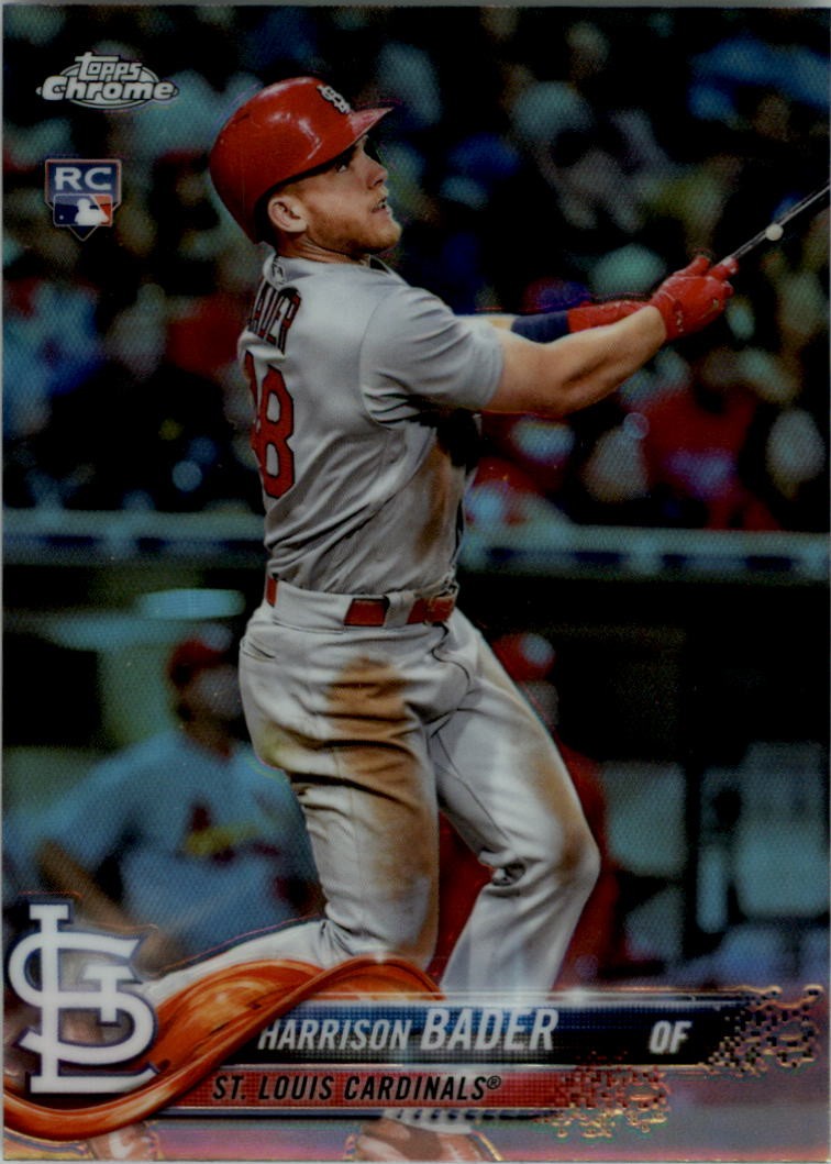 2018 Topps Chrome Refractors #40 Harrison Bader - BB