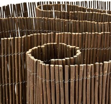 Willow Natural Garden Fence Screening Roll Wide Privacy Border Sun Protection 4M