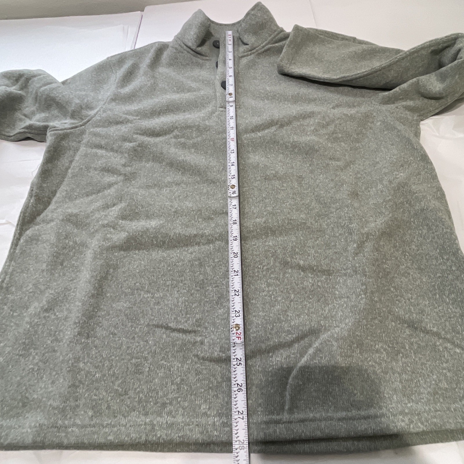 L. L. Bean Polyester 3 Button Pullover Size Large… - image 5