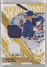 2019 Elite Extra Edition Dual Prospect Materials Gold 61/99 Gavin Lux 08jk