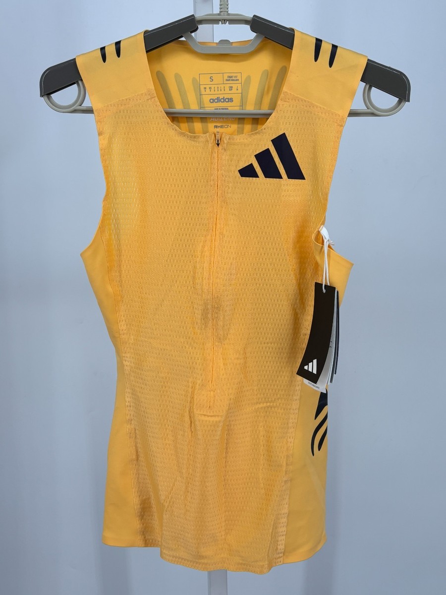 Adidas 2024 Pro Elite Team Rheon Singlet Medallist Edition Yellow