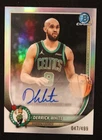 Derrick White 2025-26 Topps Bowman Chrome Autograph Refractor /499 BCA-DI