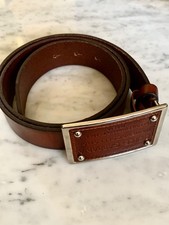 DOLCE GABBANA MENS LEATHE BELT 36" 90cm “Made in Italy”