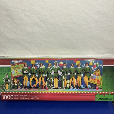 New Sealed Aquarius Buddy the ELF Movie 1000-Piece Slim Jigsaw Puzzle 12''x36''