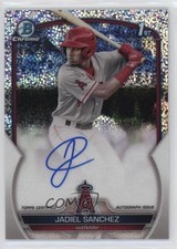 2023 Bowman Chrome Prospect Speckle Refractor 163/299 Jadiel Sanchez Auto v1i