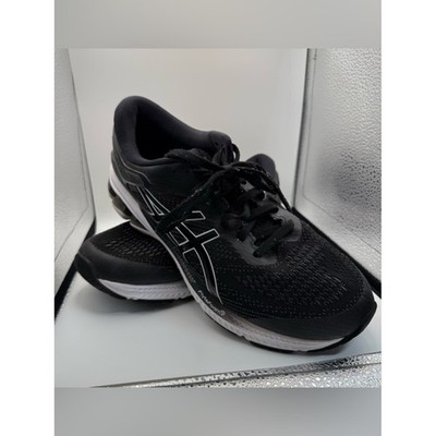 Asics Gel-Kayano 26 Women's Running Athletic Shoes Black White 10 WIDE WIDTH