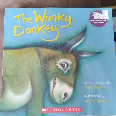 Scholastic The Wonky Donkey Paperback Picture Book, Craig Smith, Illustrated